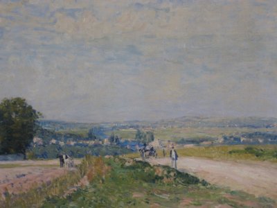 The Path from Montbuisson to Louveciennes by Alfred Sisley